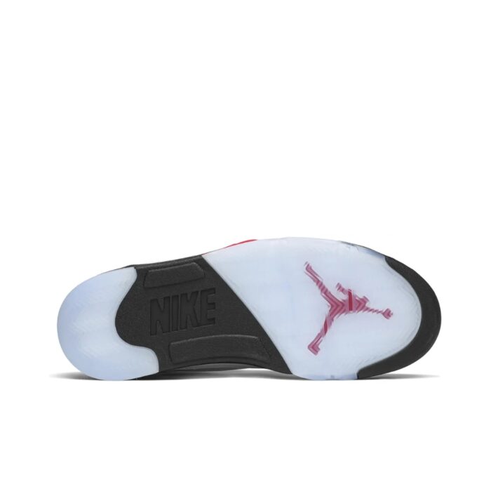 NIKE AIR JORDAN 5 RETRO FIRE RED SILVER TONGUE DA1911 102 - Image 6