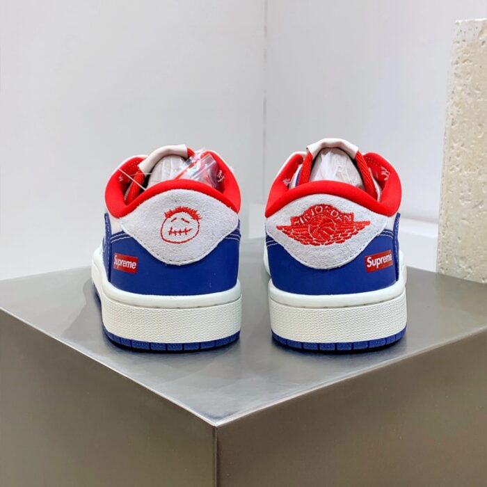 NIKE AIR JORDAN 1 X TRAVIS SCOTT X SUPREME WHITE - Image 4