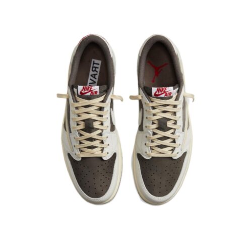 NIKE AIR JORDAN 1 LOW X TRAVIS SCOTT REVERSE MOCHA - Image 4