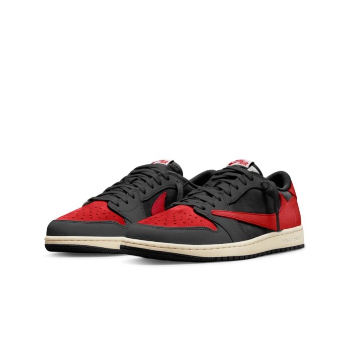 NIKE AIR JORDAN 1 LOW X TRAVIS SCOTT BRED - Image 4