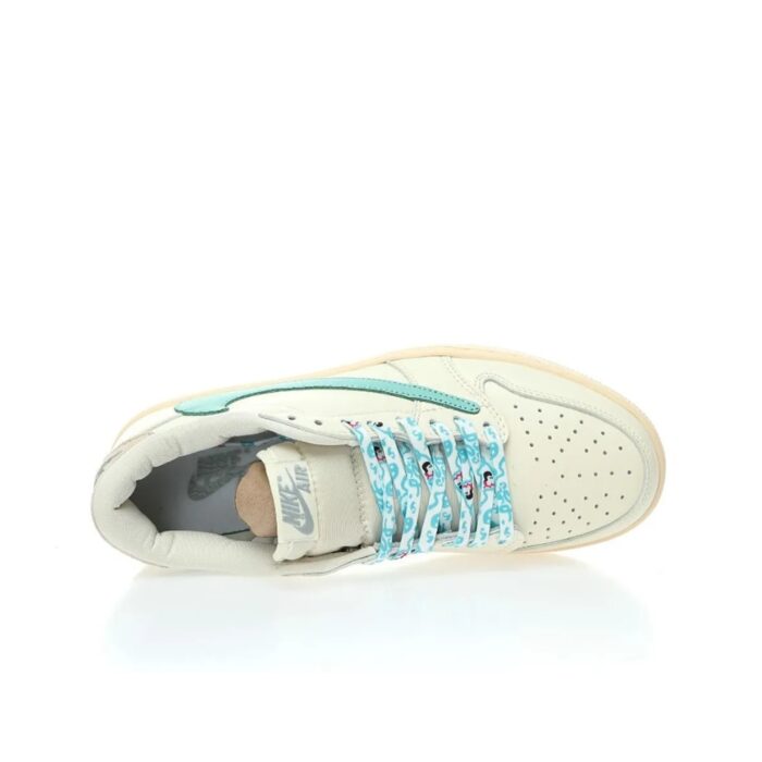 NIKE AIR JORDAN 1 LOW X TRAVIS SCOTT TIFFANY CREAM - Image 5