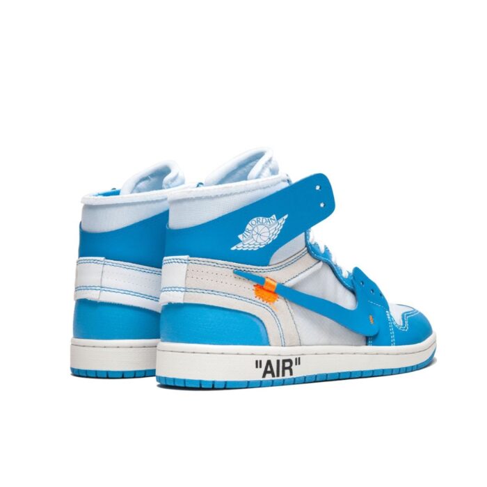 NIKE AIR JORDAN 1 RETRO HIGH X OFF WHITE UNIVERSITY BLUE AQ0818 148 - Image 3