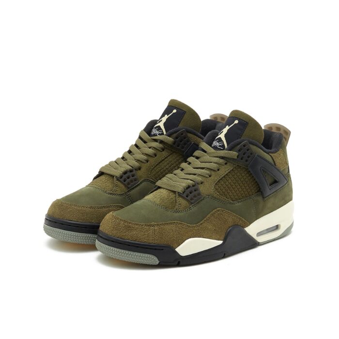 NIKE AIR JORDAN 4 RETRO SE CRAFT OLIVE FB9927 200 - Image 4