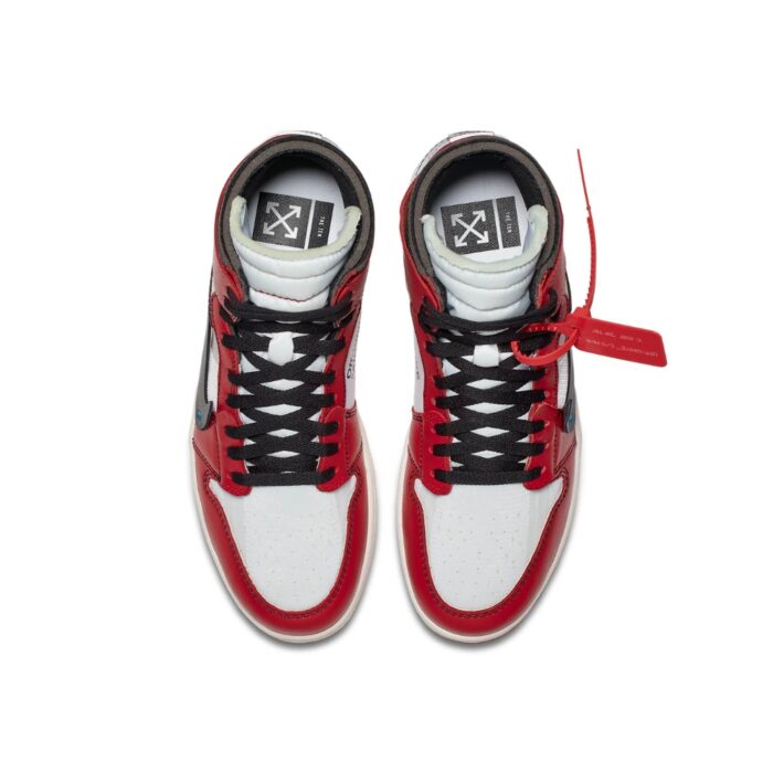 NIKE AIR JORDAN 1 RETRO HIGH OFF WHITE CHICAGO AA3834 101 - Image 5