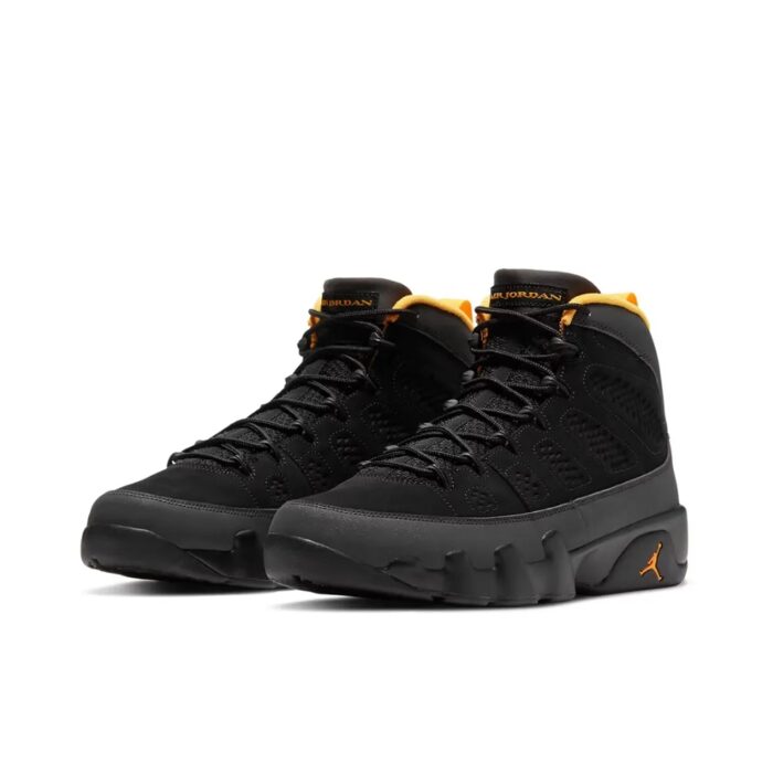 NIKE AIR JORDAN 9 RETRO GS DARK CHARCOAL UNIVERSITY GOLD 302359 070 - Image 4
