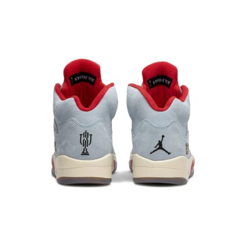 NIKE AIR JORDAN 5 RETRO X TROPHY ROOM ICE BLUE CI1899 400 - Image 5