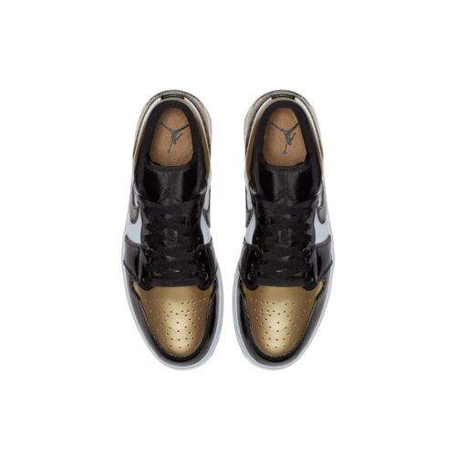 NIKE AIR JORDAN 1 LOW GOLD TOE CQ9447 700 - Image 4