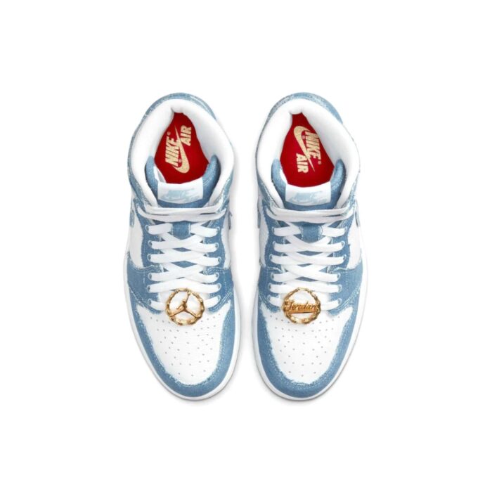 NIKE AIR JORDAN 1 RETRO HIGH DENIM DM9036 104 - Image 4