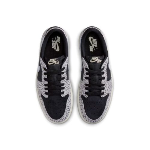 NIKE AIR JORDAN 1 RETRO LOW OG BLACK CEMENT CZ0790 001 - Image 4