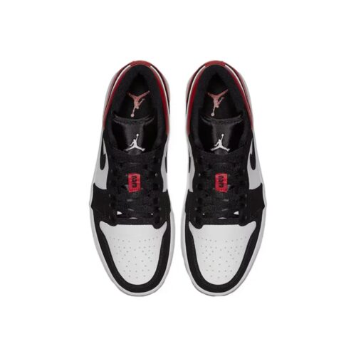 NIKE AIR JORDAN 1 LOW BLACK TOE 553558 116 - Image 5