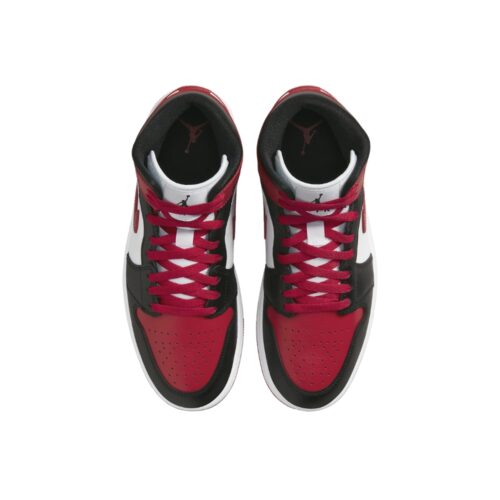 NIKE AIR JORDAN 1 MID ALTERNATE BRED TOE BQ6472 079 - Image 4