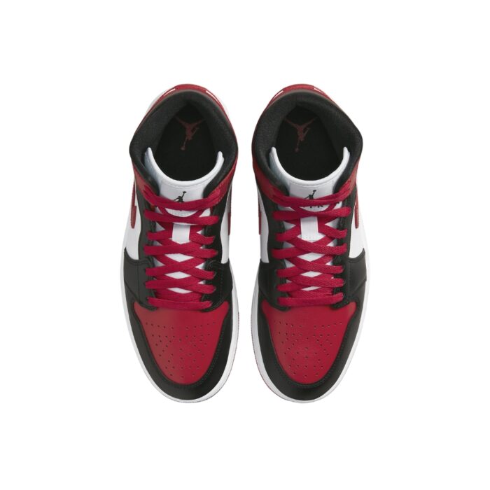 NIKE AIR JORDAN 1 MID ALTERNATE BRED TOE BQ6472 079 - Image 4