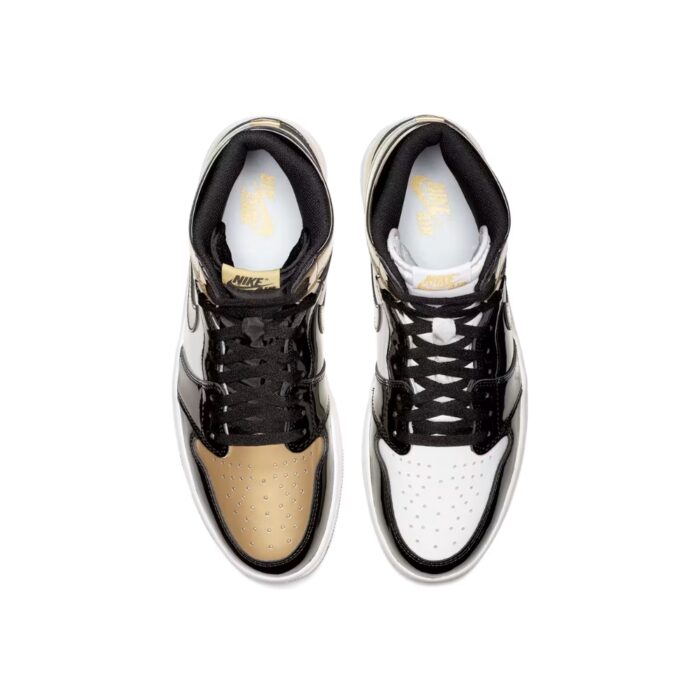 NIKE AIR JORDAN 1 BLACK GOLD - Image 4