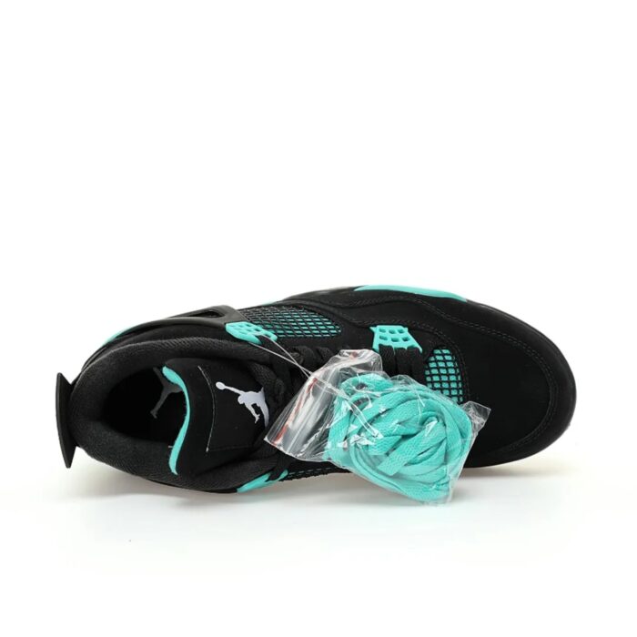 NIKE AIR JORDAN 4 RETRO TIFFANY CUSTOM BLUE THUNDER - Image 5