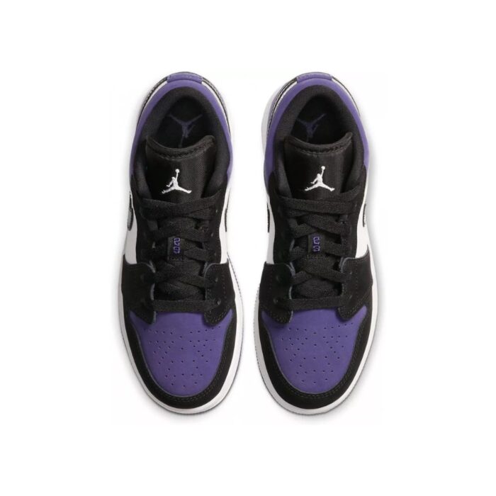 NIKE AIR JORDAN 1 LOW COURT PURPLE GS 553560 125 - Image 5