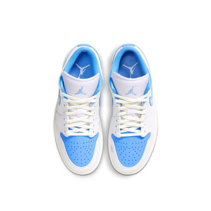 NIKE JORDAN 1 LOW BORN TO FLY UNIVERSITY BLUE - Image 5