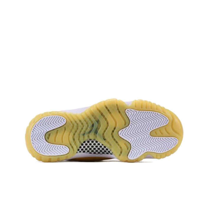 NIKE AIR JORDAN 11 WHITE YELLOW - Image 5