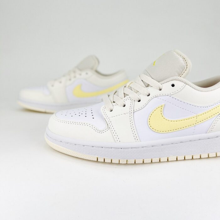 NIKE AIR JORDAN 1 LOW GS ZESTY LEMON WHITE FV8486 181 - Image 6