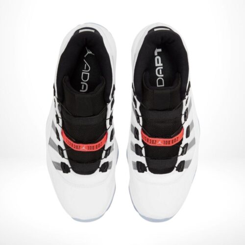 Top-down view of the Air Jordan 11