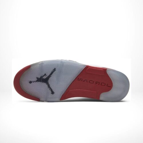 Bottom view of the Air Jordan 5