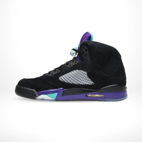 Medial side view of the Air Jordan 5