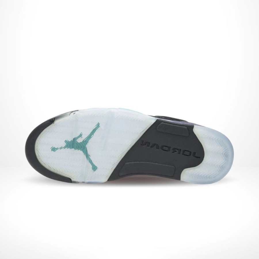 Bottom view of the Air Jordan 5