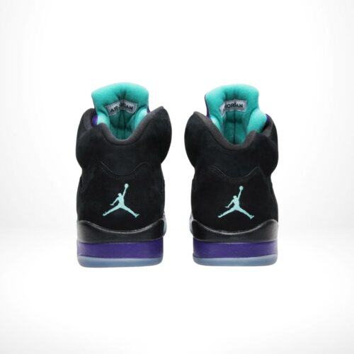 Rear view of the Air Jordan 5
