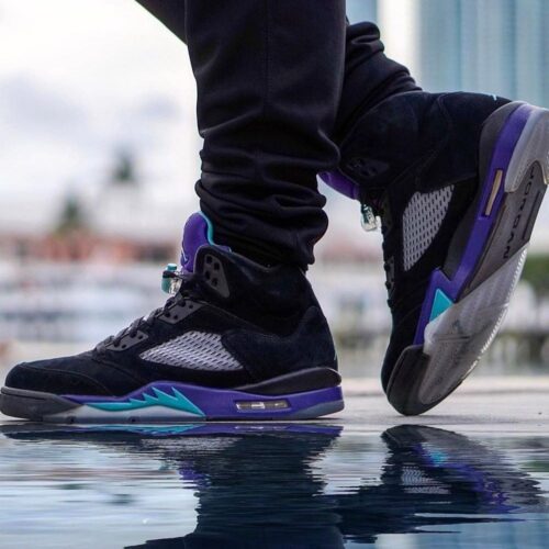 On-foot of the Air Jordan 5