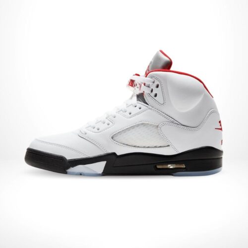 Medial side view of the Air Jordan 5