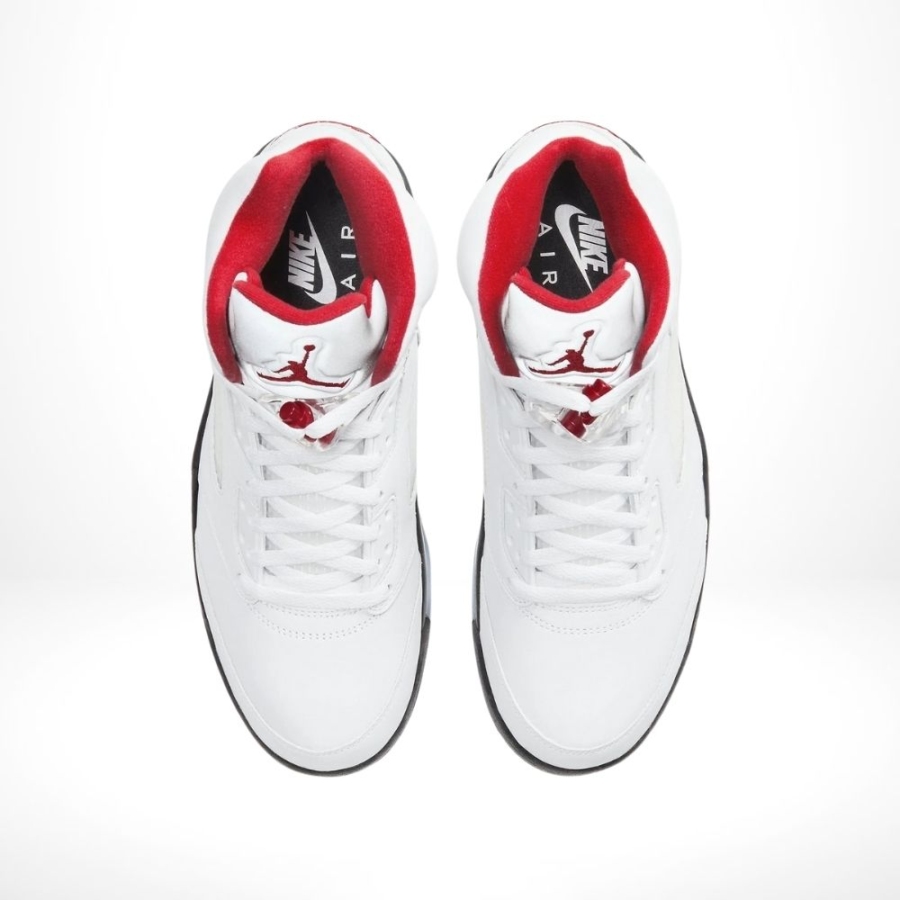 Top-down view of the Air Jordan 5