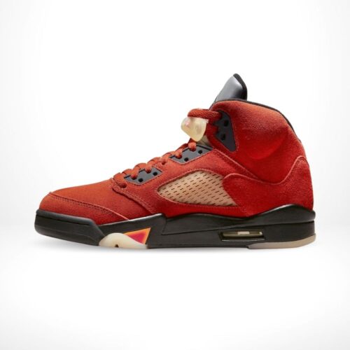Medial side view of the Air Jordan 5