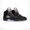 Angled front view of a full pair of Air Jordan 5