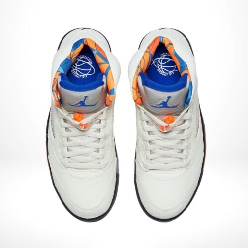 Top-down view of the Air Jordan 5