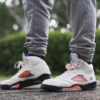 On-foot of the Air Jordan 5