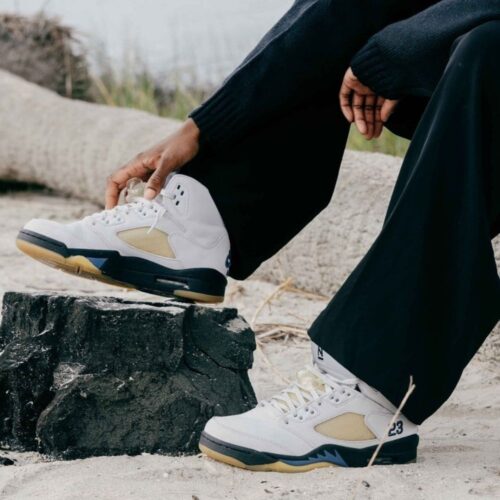 On-foot of the Air Jordan 5