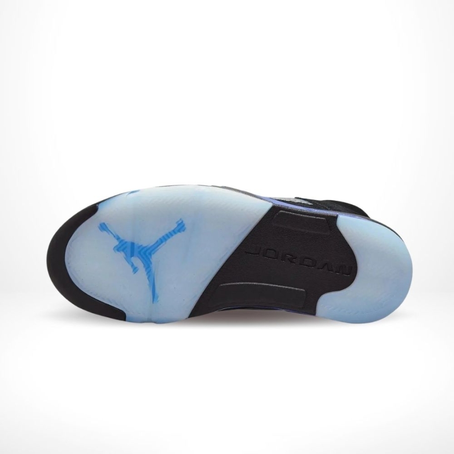 Bottom view of the Air Jordan 5