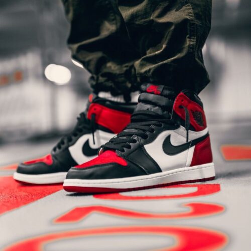 On-foot of the Air Jordan 1