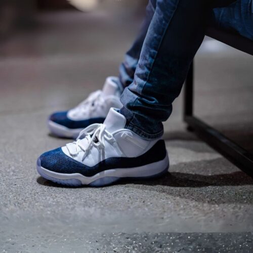 On-foot of the Air Jordan 11
