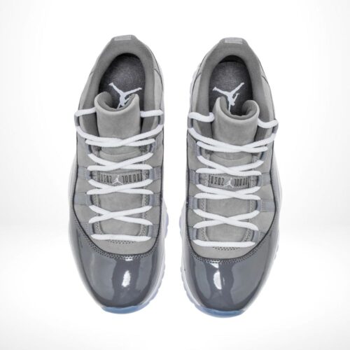 Top-down view of the Air Jordan 11