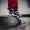 On-foot of the Air Jordan 11