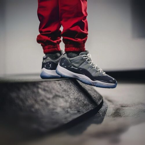 On-foot of the Air Jordan 11