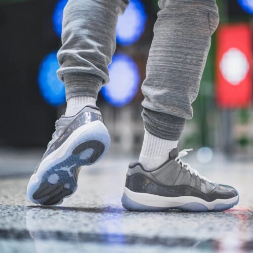 On-foot of the Air Jordan 11