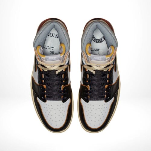Top-down view of the Air Jordan 1