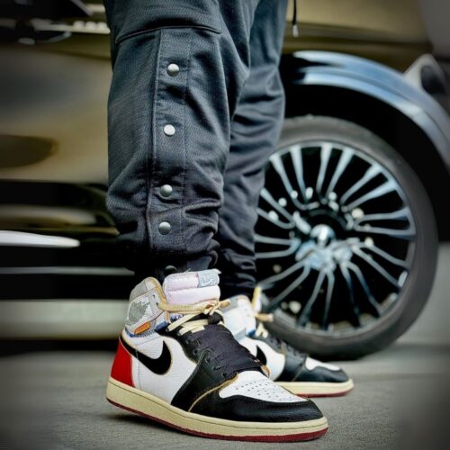 On-foot of the Air Jordan 1