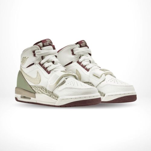 Angled front view of a full pair of Air Jordan Legacy