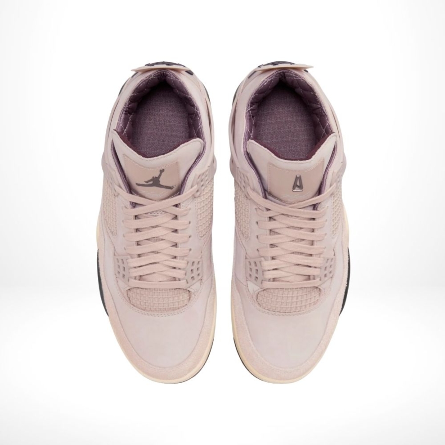 Top-down view of the Air Jordan 4