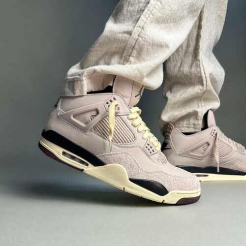 On-foot of the Air Jordan 4