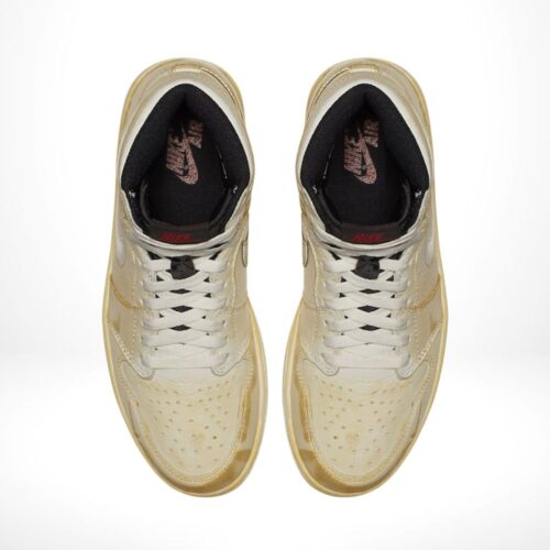 Top-down view of the Air Jordan 1