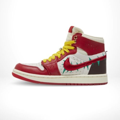 Air Jordan 1 High Zoom Air CMFT 2 X Teyana Taylor Red Black - Image 3