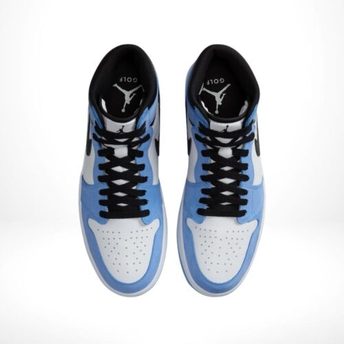Top-down view of the Air Jordan 1